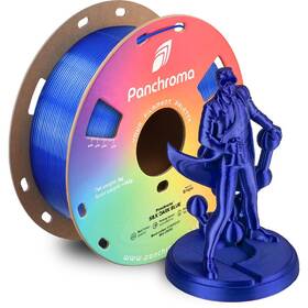 Tlačová struna (filament) Polymaker Panchroma PLA Silk modrý

