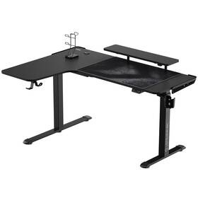 Herný stôl ULTRADESK WINGER čierny

