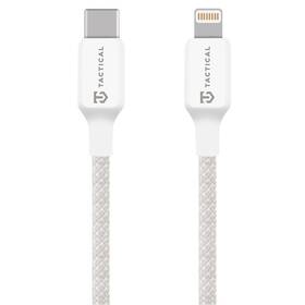 Kábel Tactical Stitch Thread USB-C/Lightning 0,3m biely


