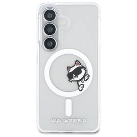 Kryt na mobil Karl Lagerfeld IML Choupette Peekaboo Logo Magnetic na Samsung Galaxy S26 priehľadný


