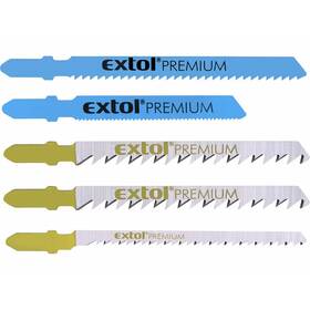 Sada pílových plátkov Extol Premium 8805100 (5 ks) 

