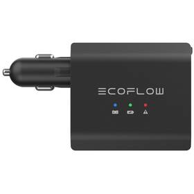 Adaptér do auta EcoFlow smart nabíjačka auto batérií čierny

