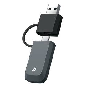 Bluetooth TP-Link Archer TBE400U, BE6500 Tri-Band Wi-Fi 7 Mini, USB-A/USB-C čierny

