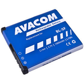 Batéria Avacom pre Nokia N95, E65, Li-Ion 3,6 V 1000mAh (náhrada BL-5F) 

