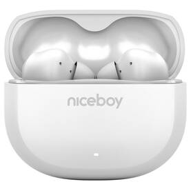 Slúchadlá Niceboy Pins 4 biela

