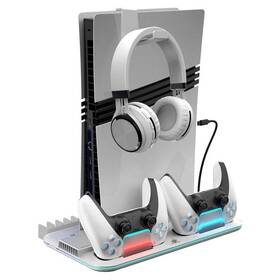 Dokovacia stanica White Shark Kimura PRO PS5/PS5 Slim/PS5 Pro biela

