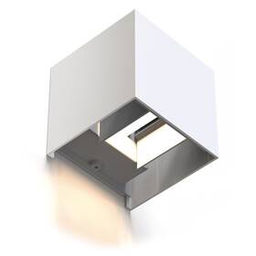 Nástenné svietidlo Hama SMART WiFi, štvorcové, 10 cm, IP44 biele


