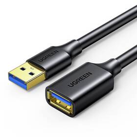 Kábel UGREEN USB 3.0, predlžovací, 2m čierny

