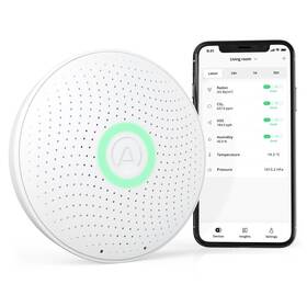  Senzor Airthings Wave plus - senzor kvality ovzdušia, radónu, vlhkosti, teploty, VOC, CO2 a tlaku