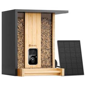 Vtáčie krmítko Birdfy Bamboo s kamerou a solárnym panelom (AI predplatné) 

