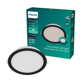 LED stropné svietidlo Philips 59464 MESON 125 12.5W 30K čierne

