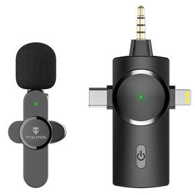 Mikrofón Viking M360, USB-C / Lightning / 3,5 mm jack 

