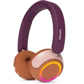 Slúchadlá Philips TAK4200MP, detská fialová/oranžová

