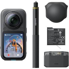 Outdoorová kamera Insta360 X6 Essentials Bundle čierna

