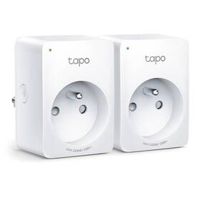 Inteligentná zásuvka TP-Link Tapo P100, 2ks biela farba

