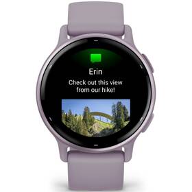 Inteligentné hodinky Garmin vívoactive 5 - Orchid / Silicone Band 

