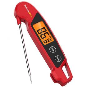 Teplomer do mäsa ThermoPro TP-603W červený

