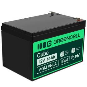Olovený akumulátor Green Cell AGM batéria, 12V, 14Ah čierny

