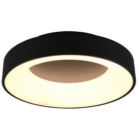 LED stropné svietidlo TRIO Girona, 40 cm čierne

