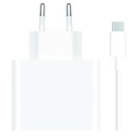 Nabíjačka do siete Xiaomi Charging Combo 67W, 1x USB + USB-C kabel 1m biela

