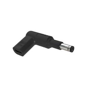 Adaptér WG Type-C (female) - DC/20V 4,8x1,7/Compaq, Asus, Acer, HP, Delta čierny

