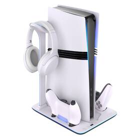 Dokovacia stanica FIXED - PlayStation 5 (Pro/Slim) biela

