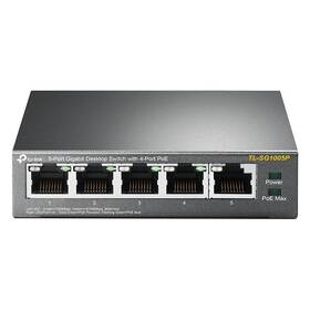 Switch TP-Link TL-SG1005P čierna farba
