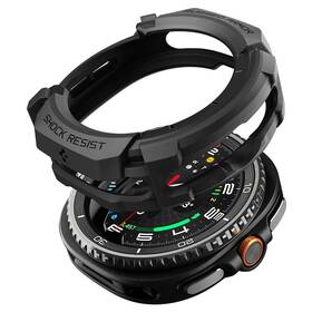 Ochranné puzdro Spigen Rugged Armor na Samsung Galaxy Watch 8 Classic (46mm) čierny

