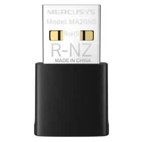 Wi-Fi adaptér Mercusys MA20NB, AC650 Nano Wi-Fi Bluetooth čierny


