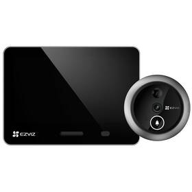 Dverné kukátko EZVIZ EP4 čierne/strieborné

