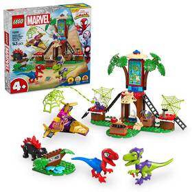 Stavebnica LEGO® Marvel Spidey a jeho fantastickí priatelia  11200 Spidey, Gobby a bitka raptorov v základni na strome 


