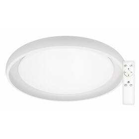 LED stropné svietidlo Top Light Salerno 60B RC, s diaľkovým ovládačom, 60W, 6000lm, stmievanie, pamäť, priemer 60cm biele

