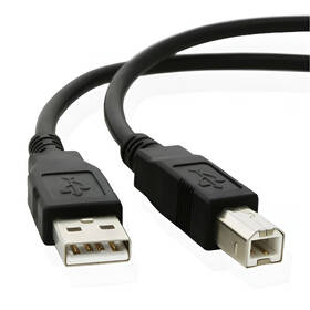 Kábel AQ USB B - USB 2.0 A M/M, 3 m 

