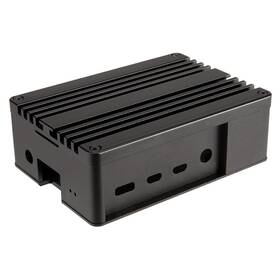 Case AKASA Pi 4 Pro Extended Aluminium case with Thermal Modules for Raspberry Pi 4 Model B čierna


