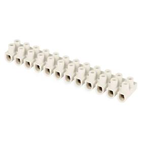 Svorkovnice EMOS ŠROUB. 12 PRV. 6–10MM2 57A/450V 1KS biela

