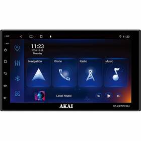 Autorádio s LCD AKAI CA-2DIN7064A čierne

