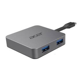 Dokovacia stanica Acer 4-in-1 Type-C Dongle strieborná farba
