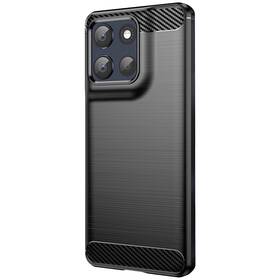 Kryt na mobil WG Carbon na Motorola Moto G86 5G čierny


