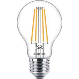 LED žiarovka Philips filament klasik, E27, 8,5W, studená biela 

