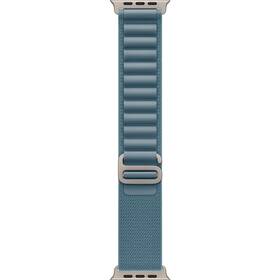 Remienok Apple 49mm jasne modrý alpský ťah – L – prírodný titán 

