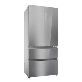 Americká chladnička Haier HFR7819ENGC strieborná/sklo

