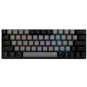 Klávesnica White Shark WAKIZASHI 2, Blue Switch, US layout sivá

