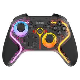 Gamepad iPega 9666TH Bluetooth RGB - Android/iOS/PS3/PS4/PC/NS čierny

