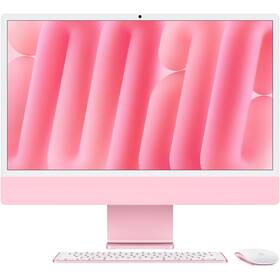 PC all in-one Apple 24" M6 10×CPU 10×GPU, 16 GB, 256 GB - růžový SK 

