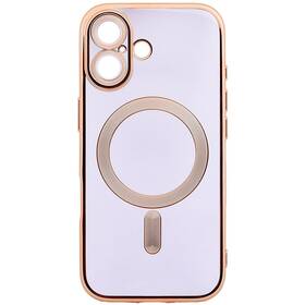 Kryt na mobil WG Magic Eye Magnet na Apple iPhone 17 zlatý/priehľadný

