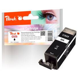 Cartridge Peach Canon PGI-525PGBK, 19 ml čierna

