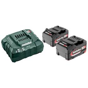  Set batérie a nabíjačky Metabo Basic set 2x4,0 Ah 685050000