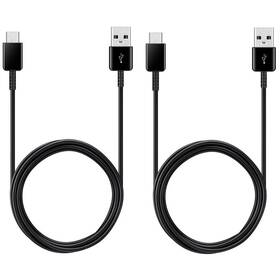 Kábel Samsung USB/USB-C, 1,5m (2 pack) čierny

