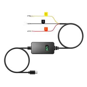 Napájací kábel 70mai Hardware Kit USBC UP06 pre palubné kamery čierny

