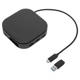 Dokovacia stanica Targus Universal Dual HD Docking Station, 80W PD Pass-Thru čierna

